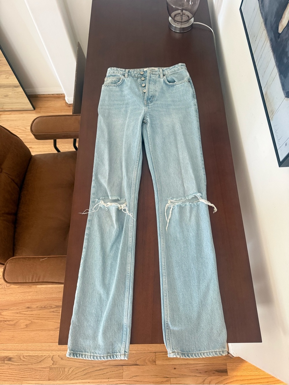 Light Blue Reformation Women’s Jeans